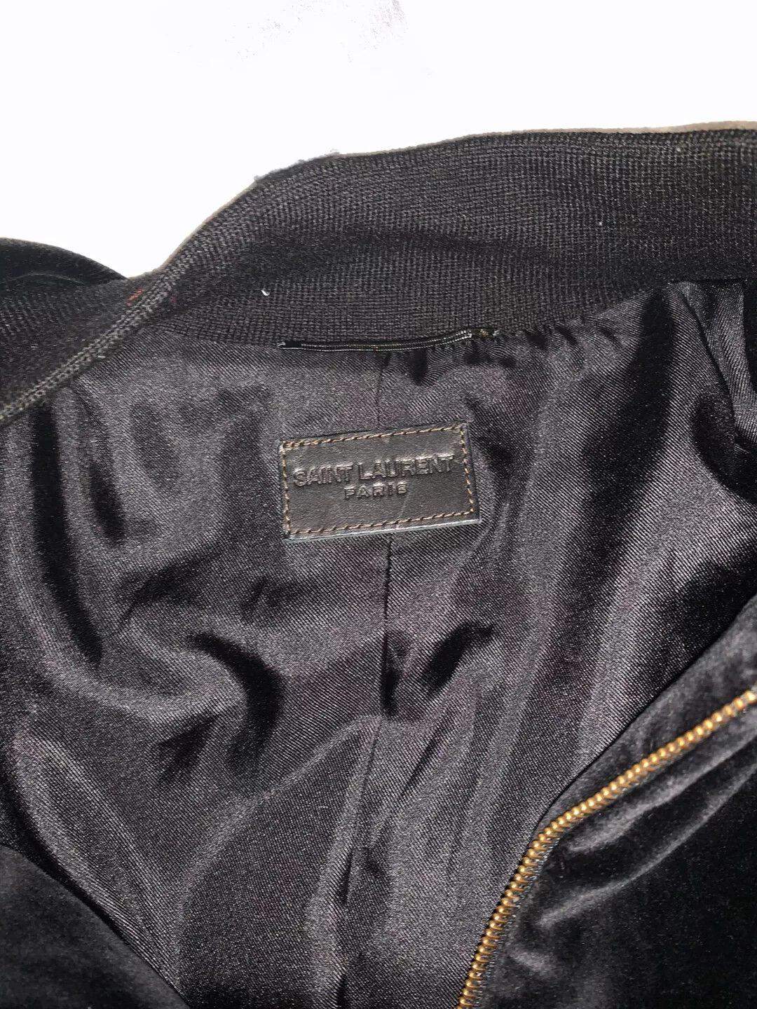 Saint Laurent Paris Saint Laurent Velvet Bomber Jacket Size US S / EU 44-46 / 1 - 2 Thumbnail
