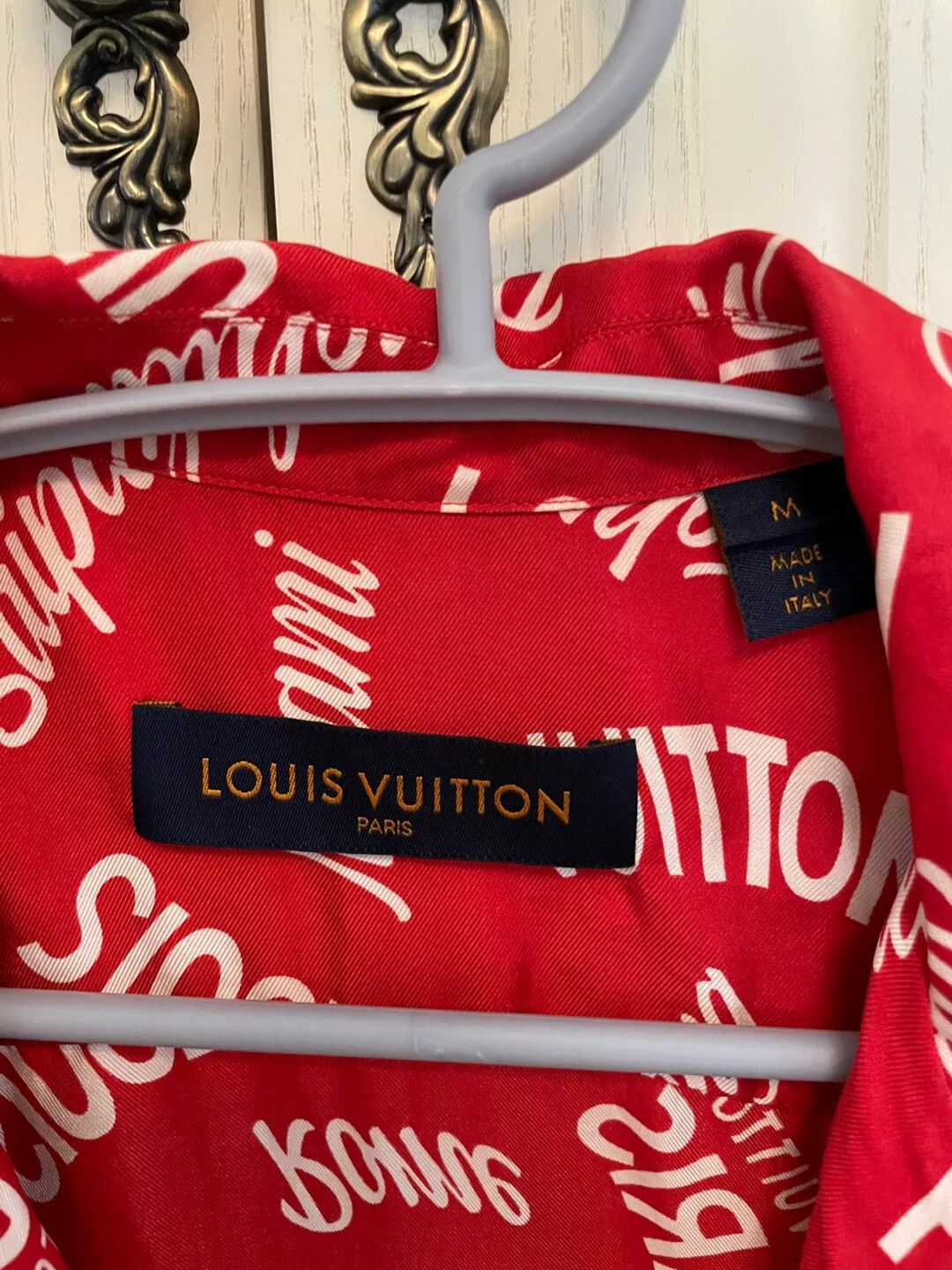 Louis Vuitton Louis Vuitton Red Hawaiian Short Sleeve Shirt Size US M / EU 48-50 / 2 - 3 Thumbnail