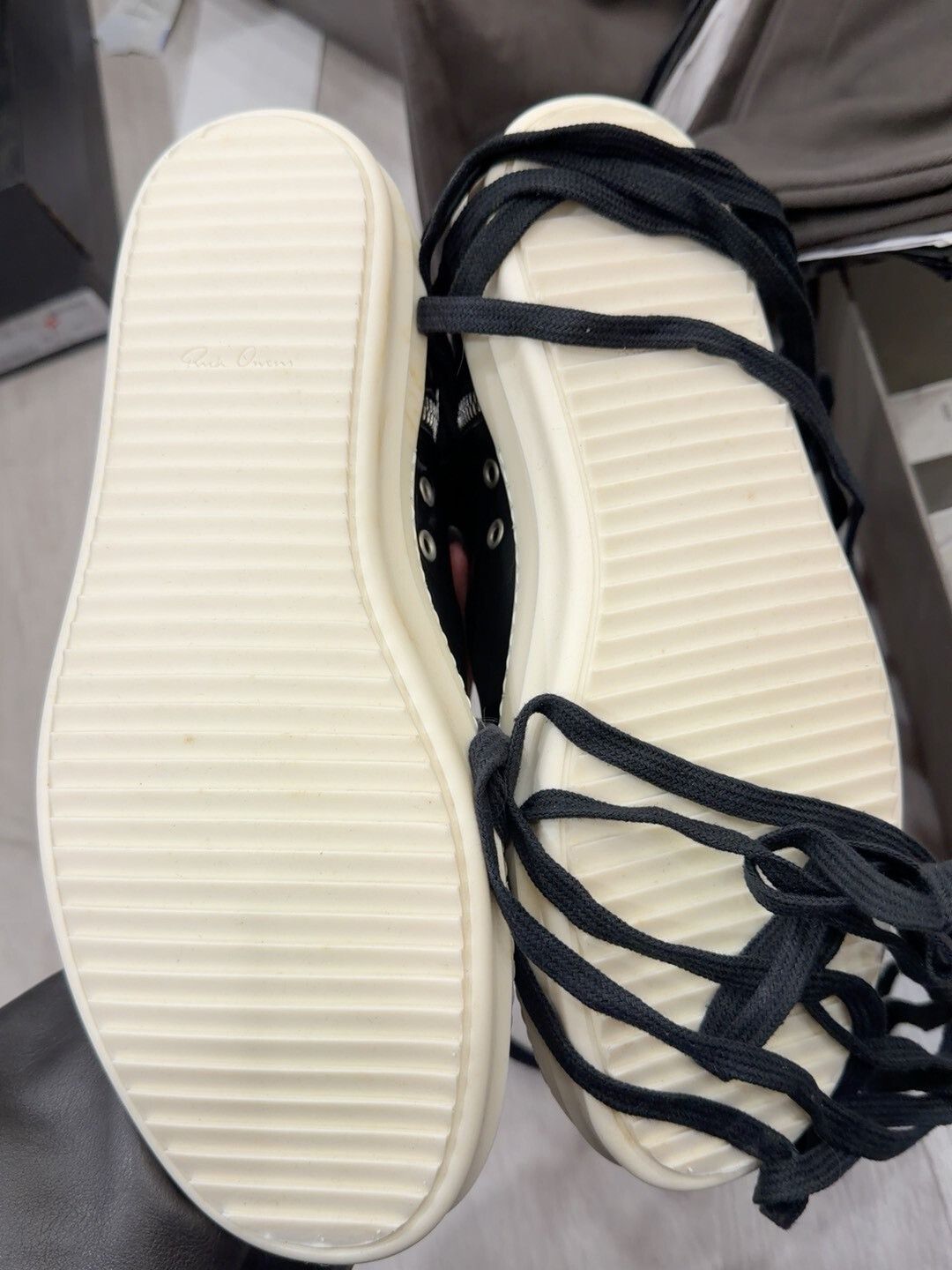 Rick Owens Rick Owens High-Top Sneakers Size 43 Size US 10 / EU 43 - 2 Thumbnail
