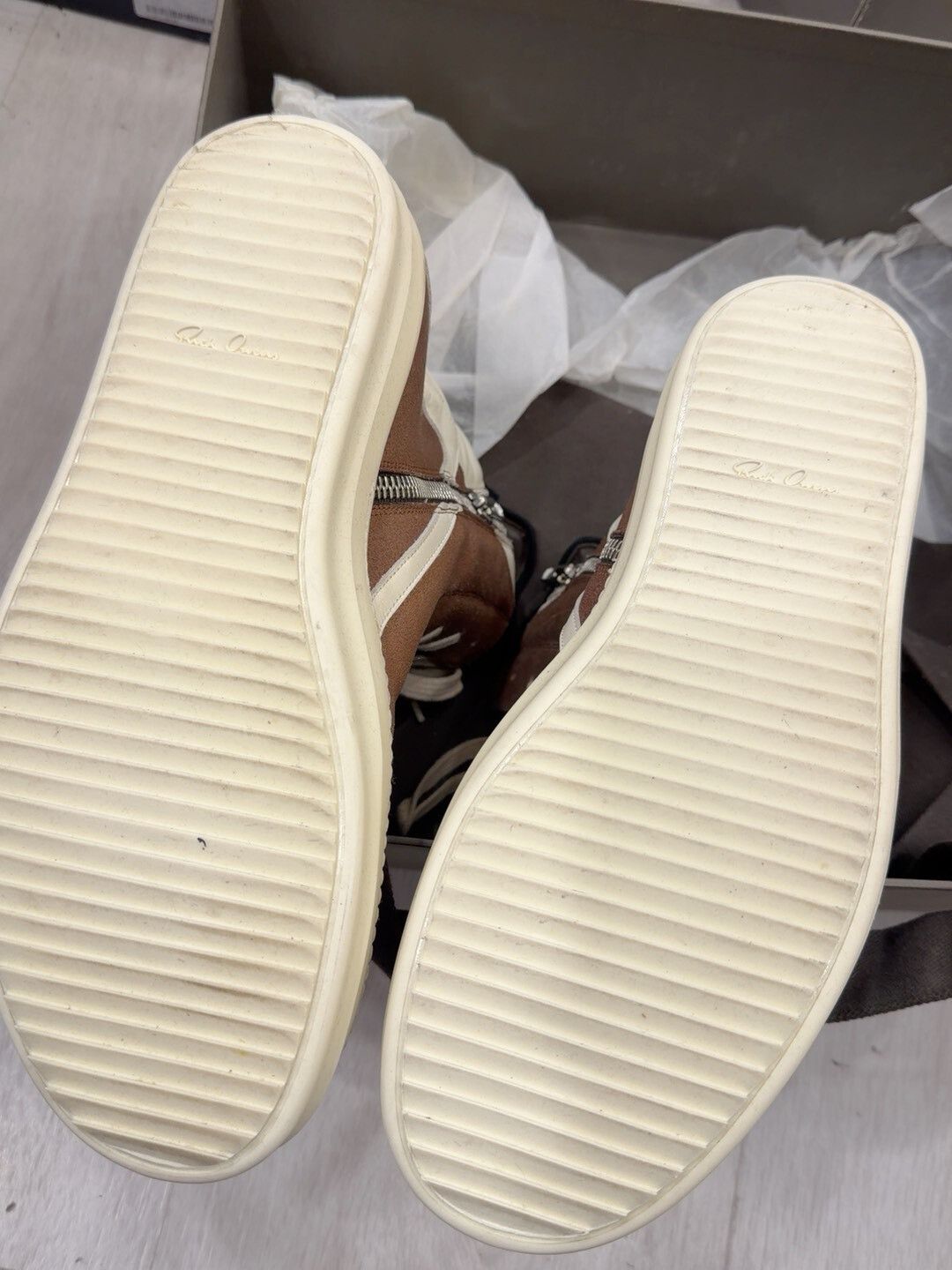 Rick Owens Rick Owens Triangle High-Top Shoes Size US 10 / EU 43 - 2 Thumbnail
