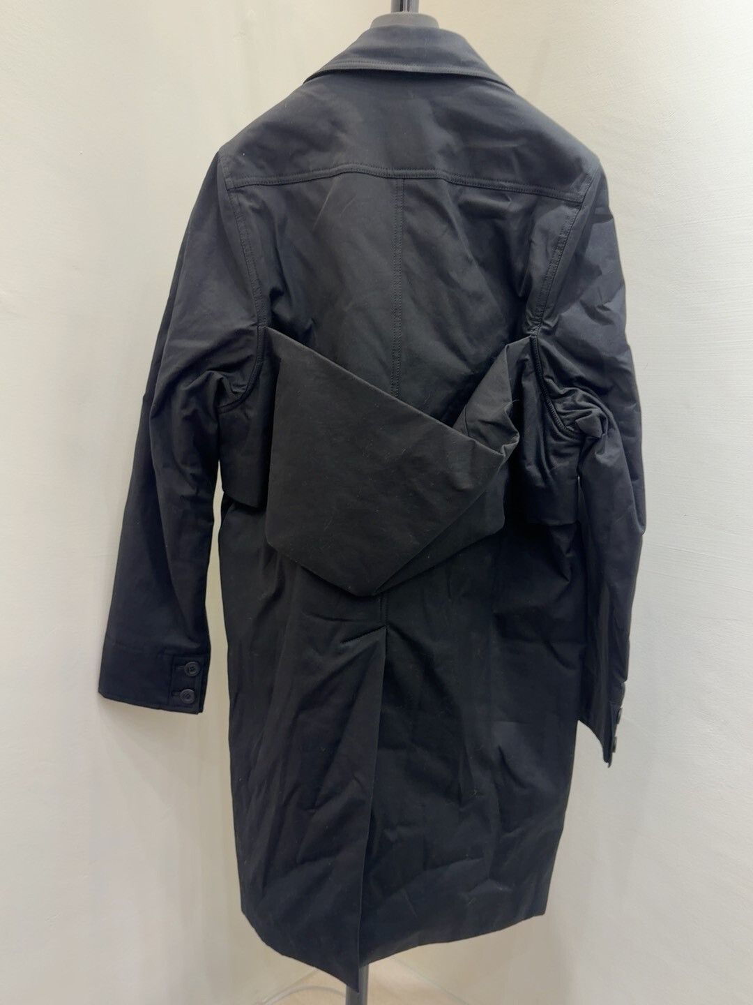 Rick Owens Rick Owens FW15 Black Cotton Coat Size US M / EU 48-50 / 2 - 2 Thumbnail