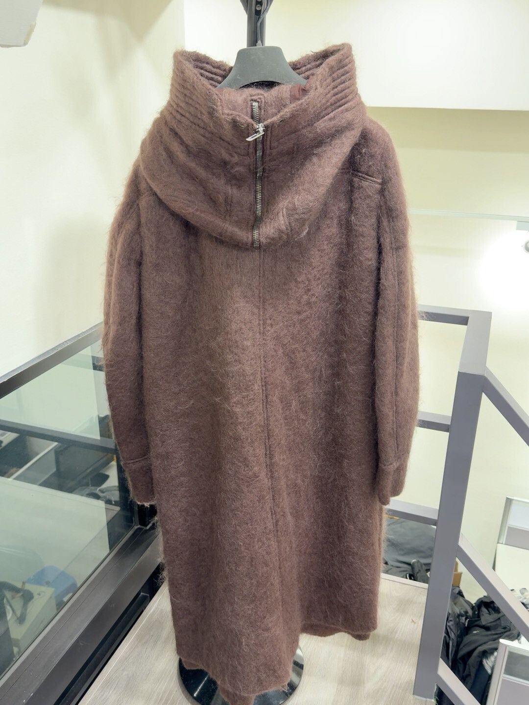 Rick Owens Rick Owens Cashmere Hooded Coat Size L / US 10 / IT 46 - 2 Thumbnail