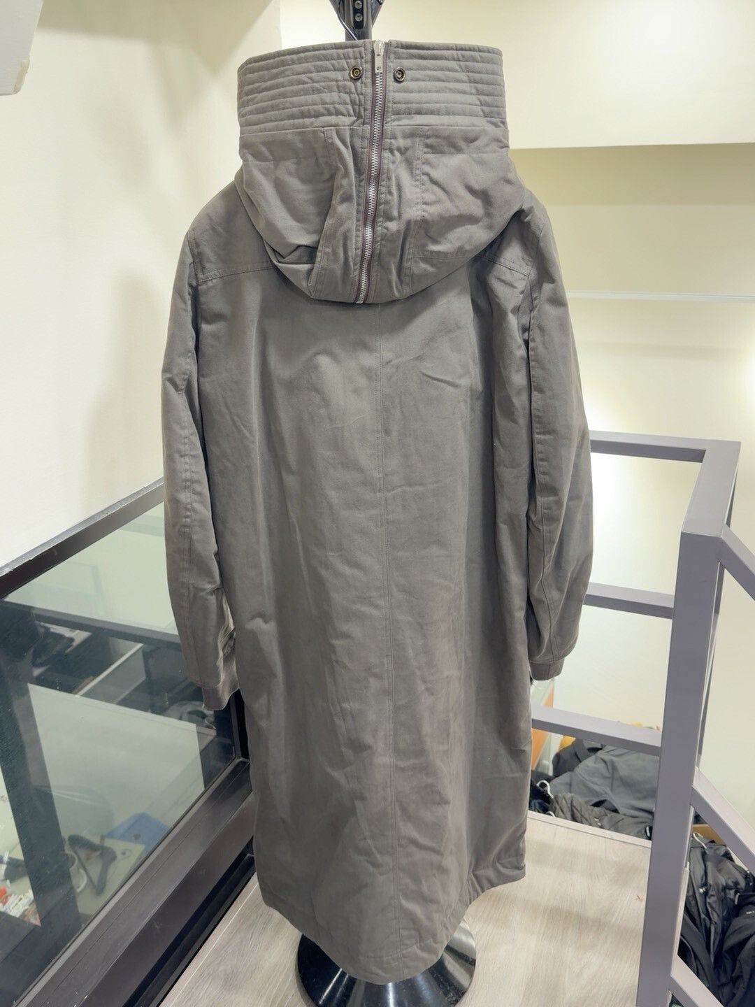 Rick Owens Drkshdw Rick Owens DRKSHDW Long Hooded Jacket Size US S / EU 44-46 / 1 - 2 Thumbnail