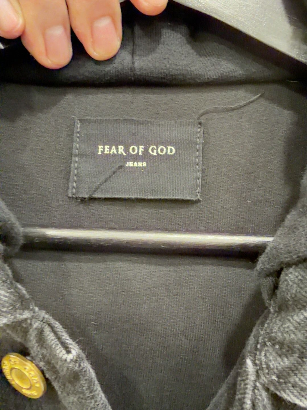 Fear of God Fear of God Black Denim Jacket Size US M / EU 48-50 / 2 - 3 Thumbnail