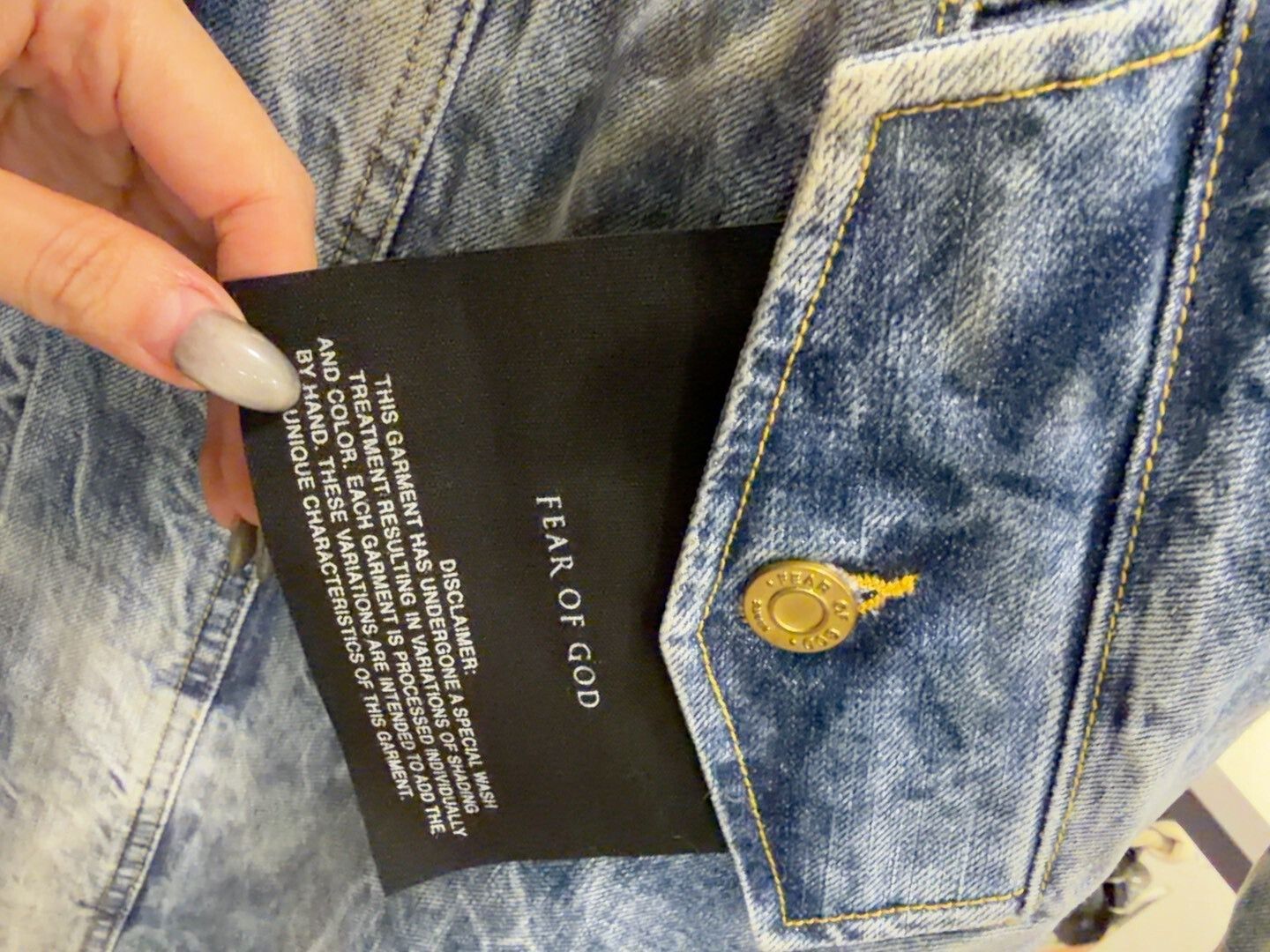 Fear of God Fear of God Denim Jacket Size M / US 6-8 / IT 42-44 - 3 Thumbnail