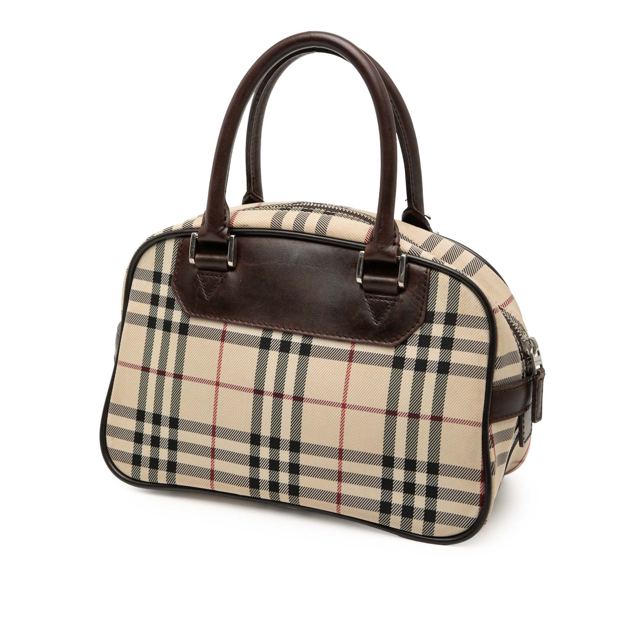 Burberry Burberry House Check Canvas Handbag Size ONE SIZE - 2 Thumbnail