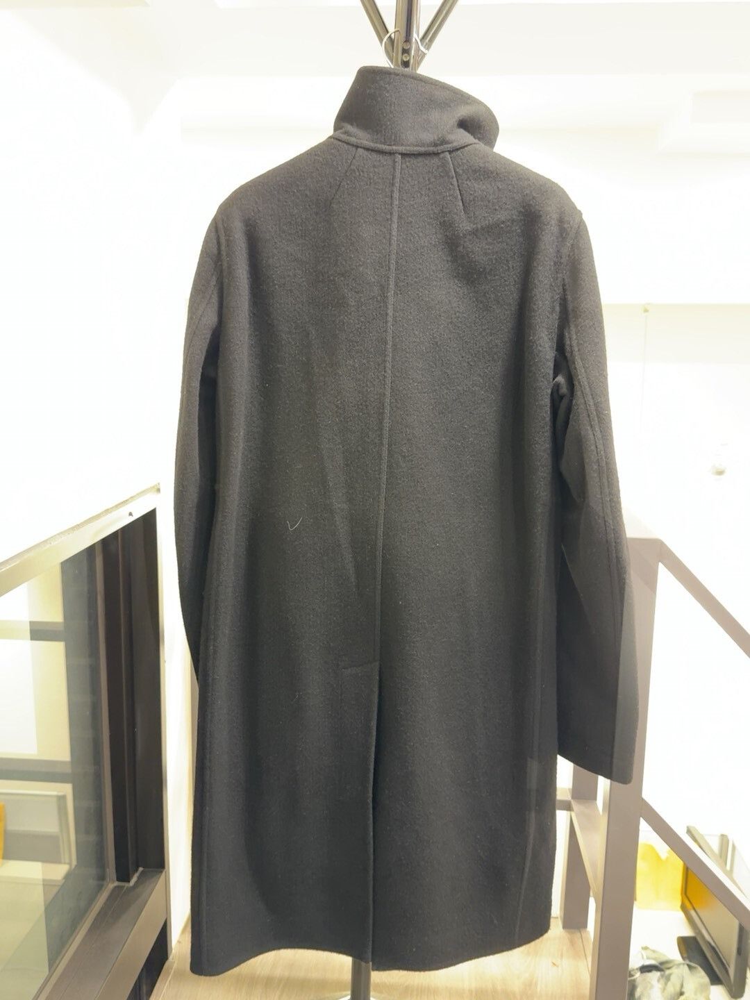 Rick Owens Rick Owens Black Tube Coat Size 50 Size US M / EU 48-50 / 2 - 2 Thumbnail