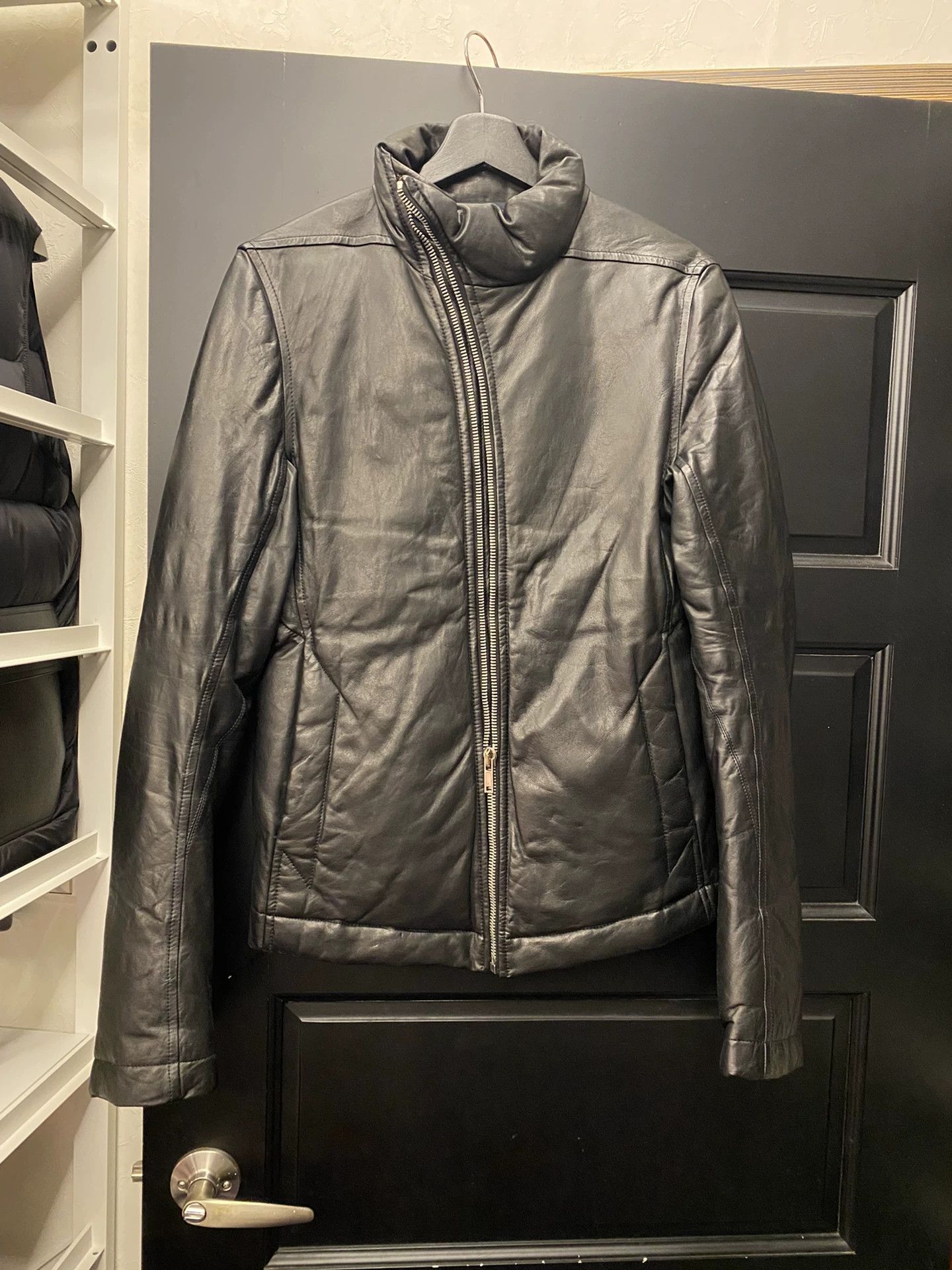 Undercover Stylish Black Leather Jacket Size US M / EU 48-50 / 2 - 2 Thumbnail