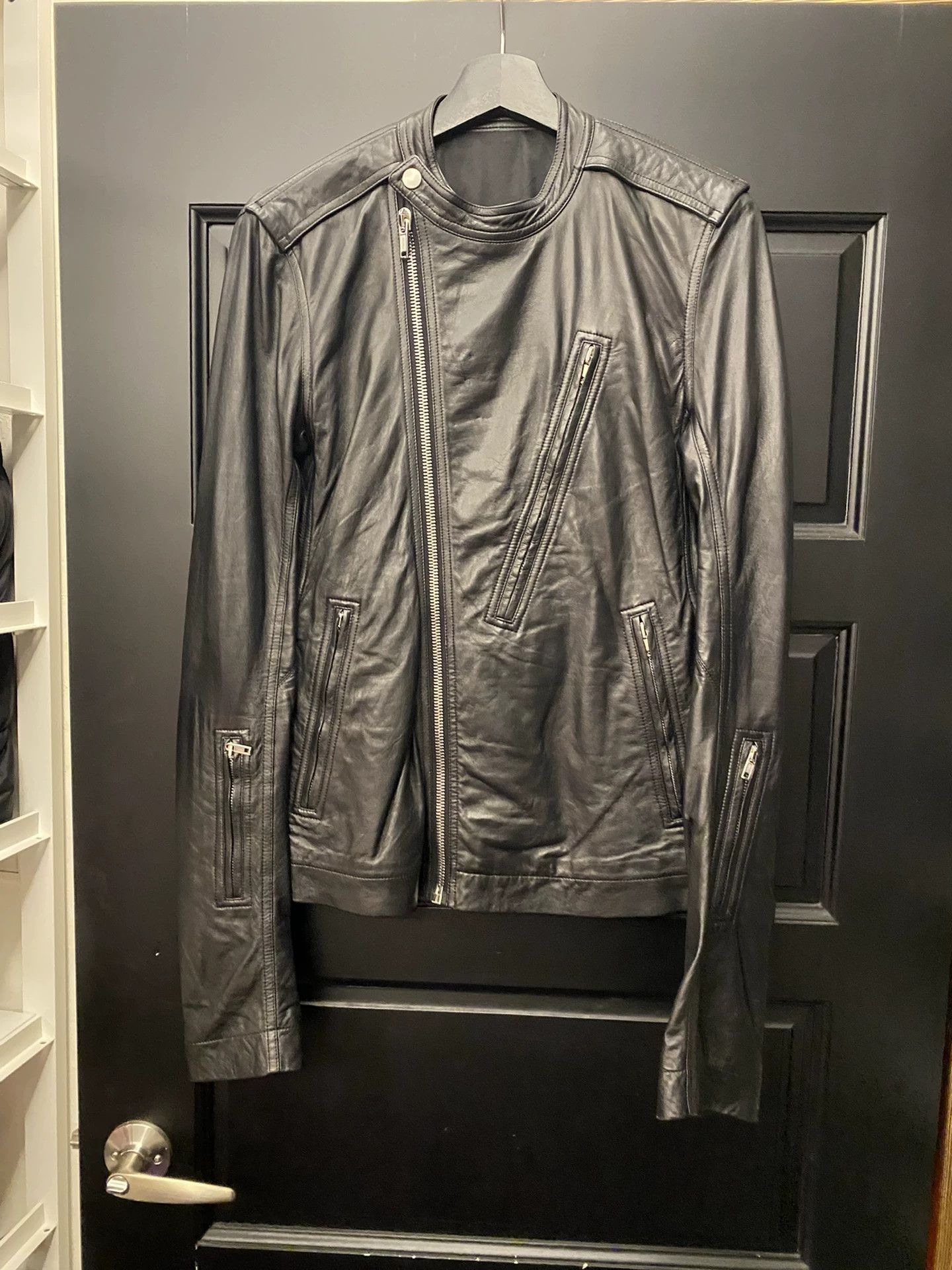 Undercover Stylish Black Leather Jacket Size US M / EU 48-50 / 2 - 3 Thumbnail