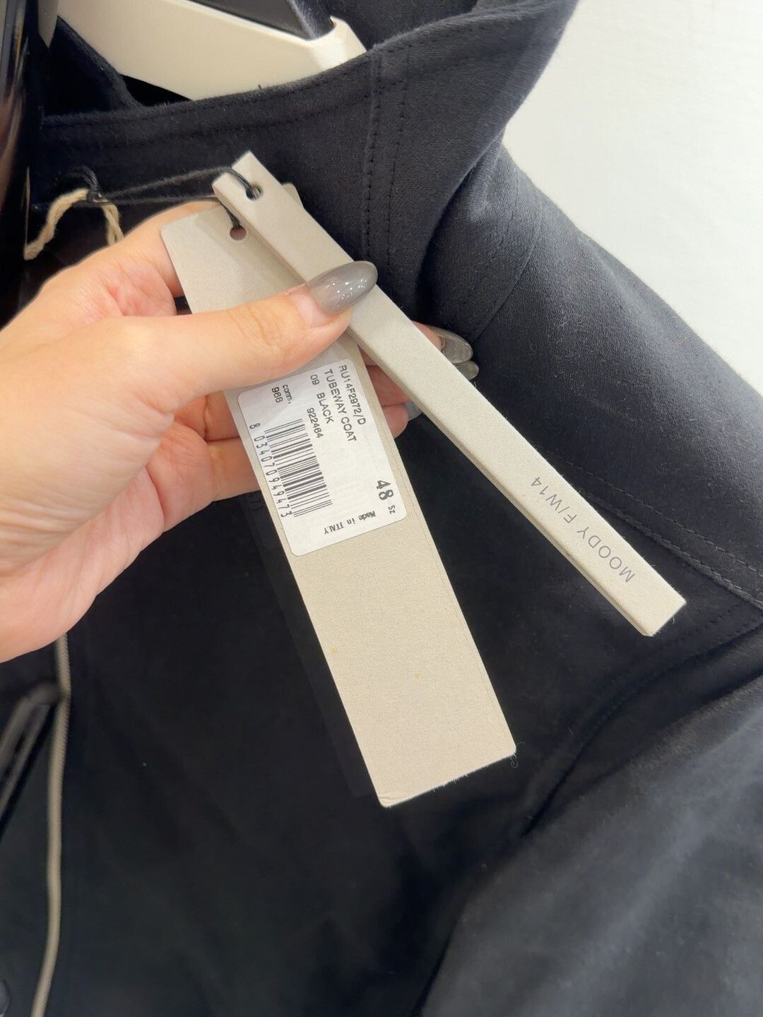 Rick Owens Rick Owens Tubeway Coat in Black Size US M / EU 48-50 / 2 - 3 Thumbnail