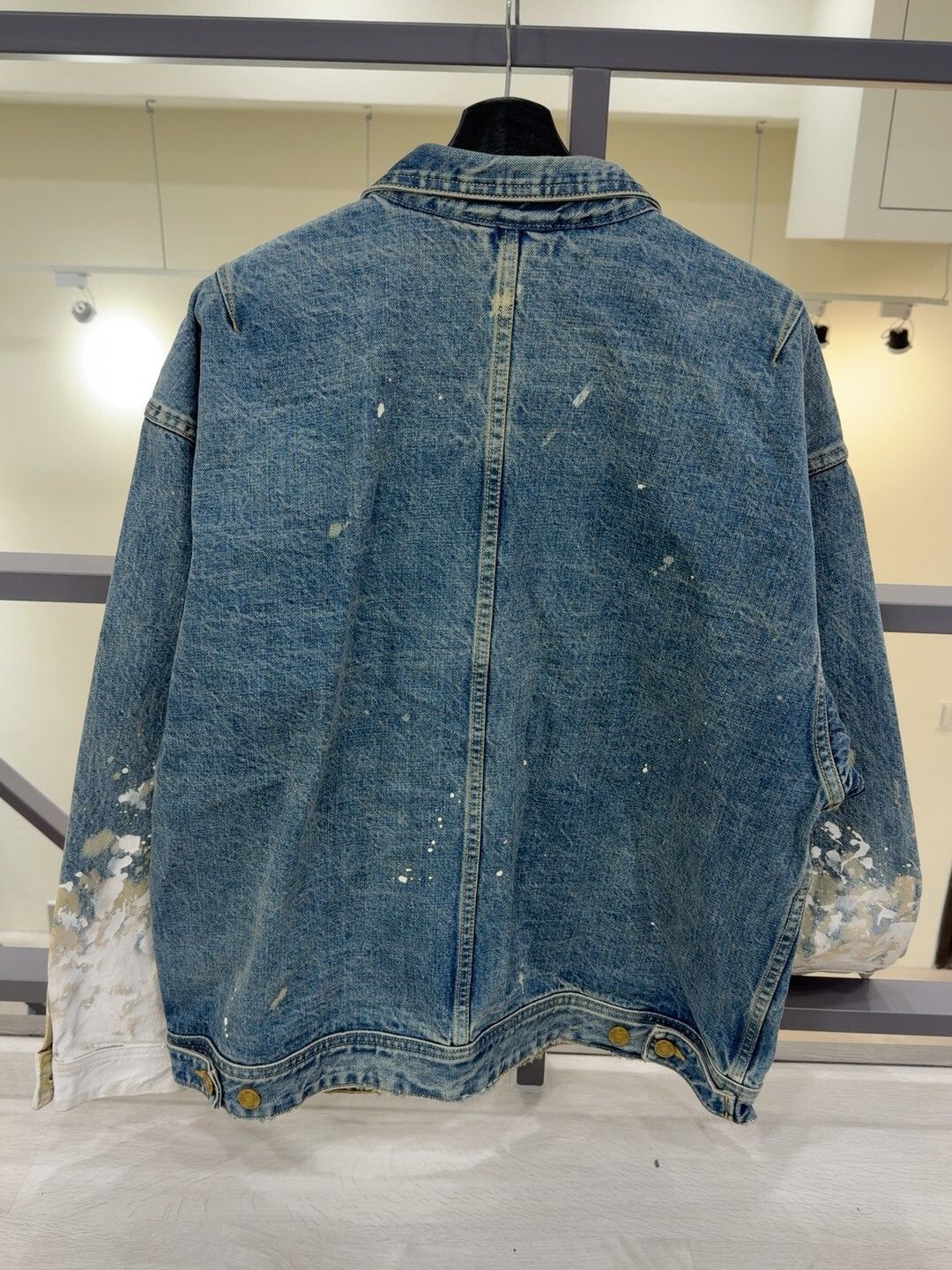 Fear of God Fear of God 5th Paint Splash Denim Jacket Size US M / EU 48-50 / 2 - 2 Thumbnail