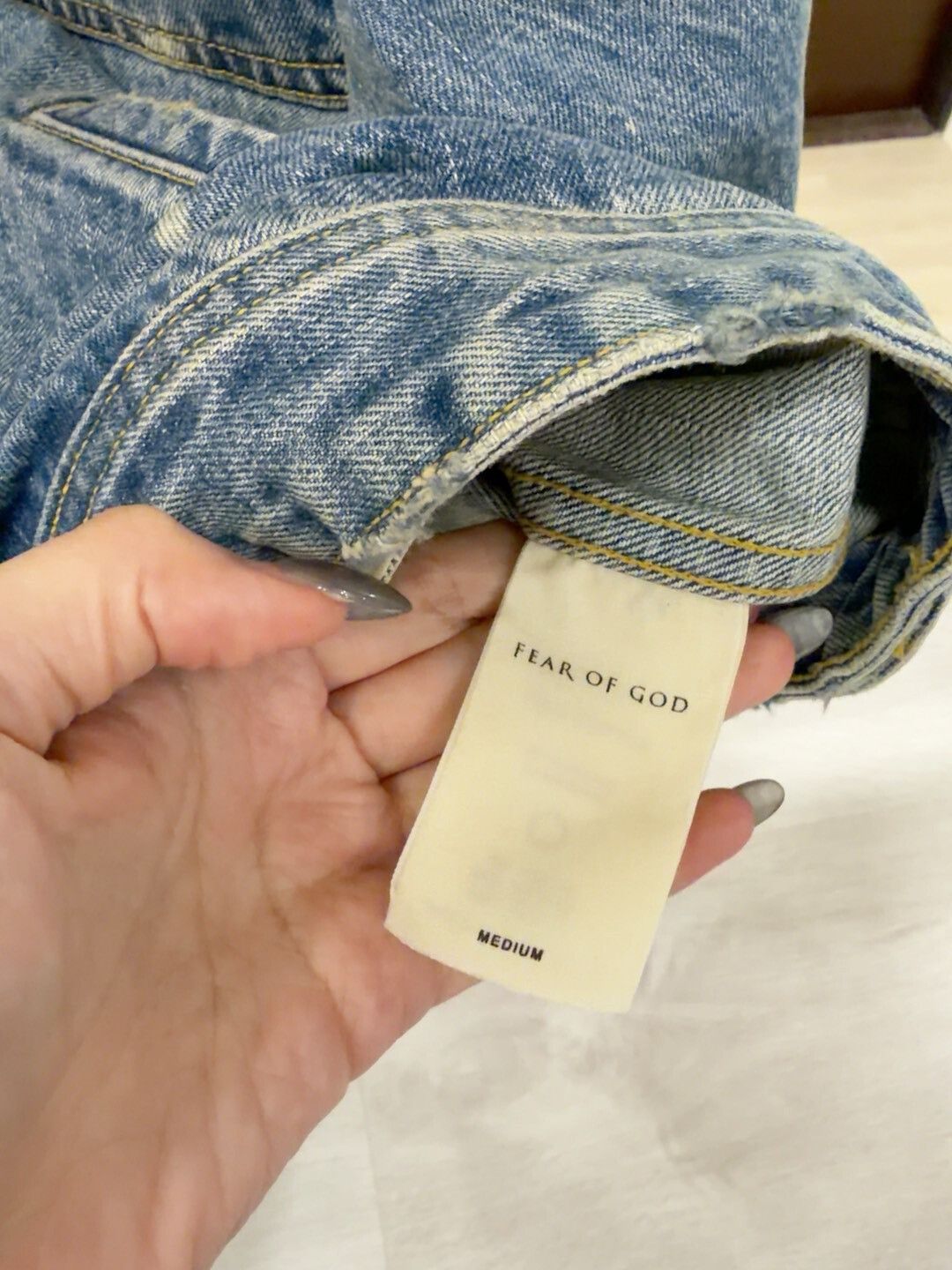 Fear of God Fear of God 5th Paint Splash Denim Jacket Size US M / EU 48-50 / 2 - 3 Thumbnail