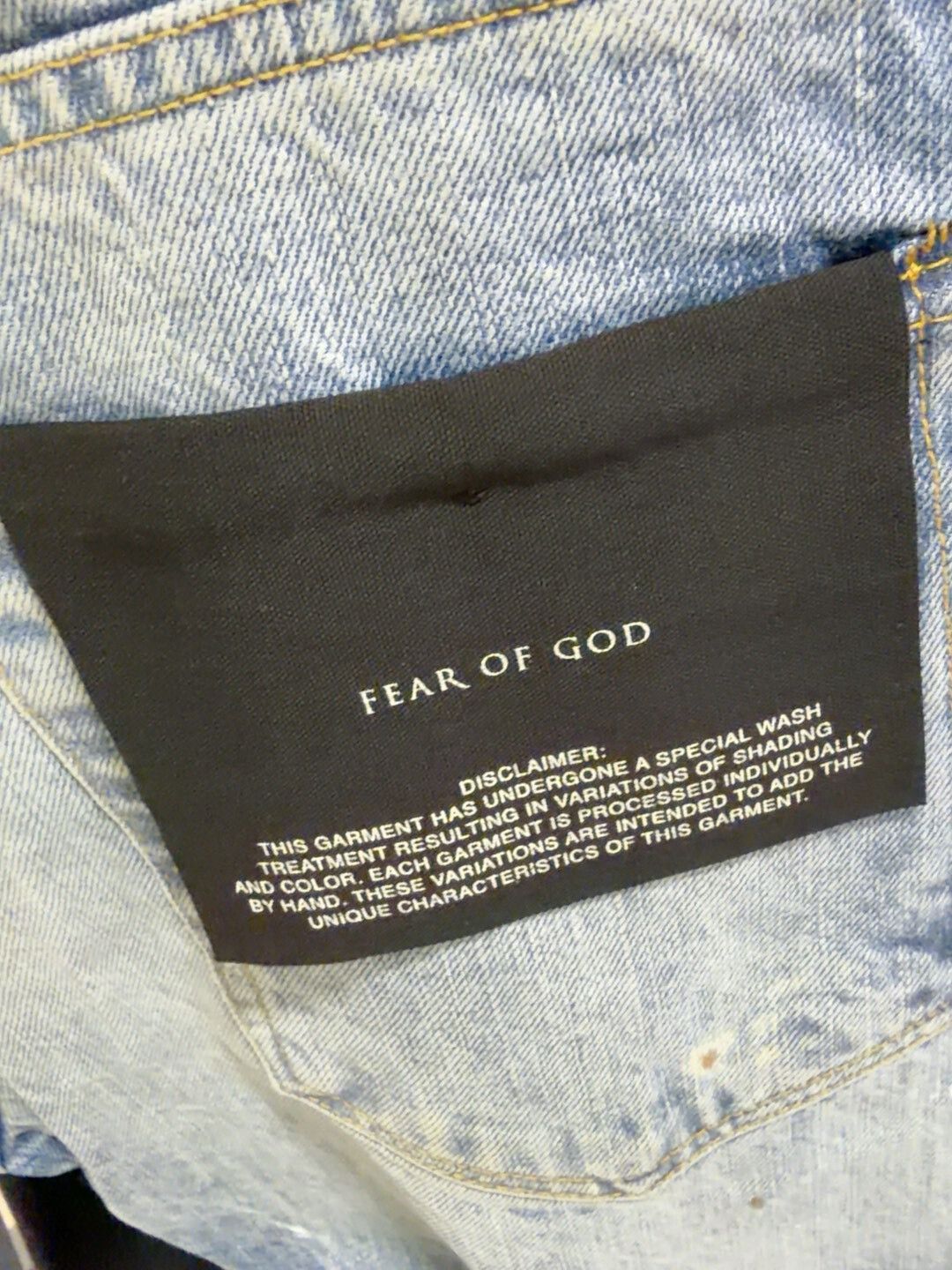 Fear of God Fear of God 5th Denim Jeans Size US 33 - 5 Thumbnail
