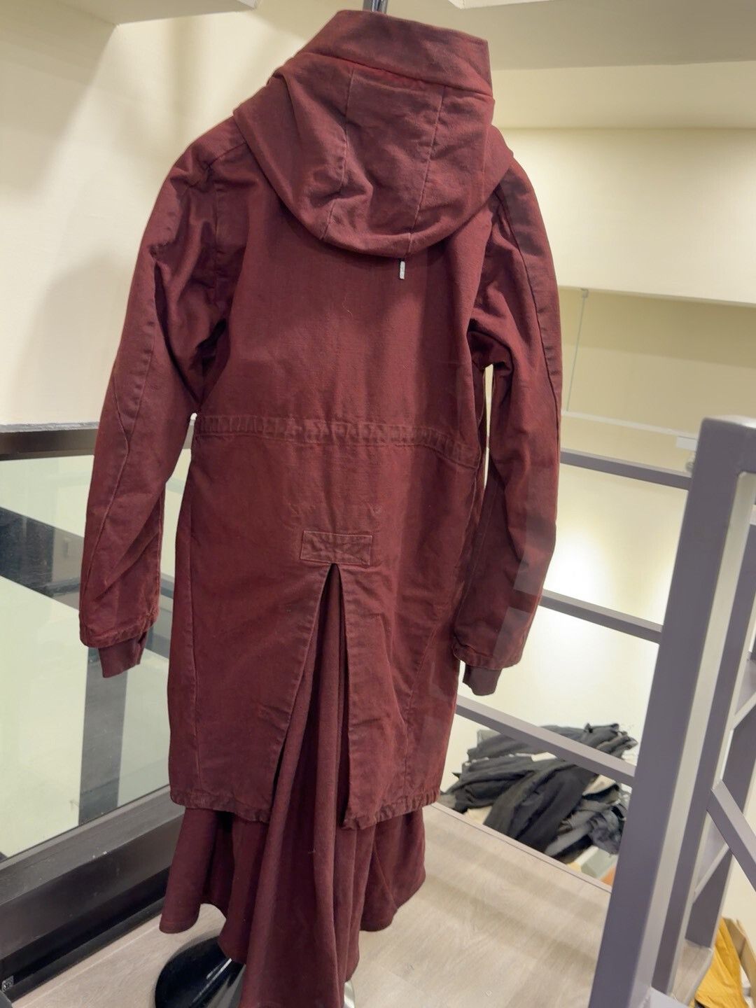 Boris Bidjan Saberi Boris Bidjan Saberi Red Hooded Jacket Size US M / EU 48-50 / 2 - 4 Thumbnail