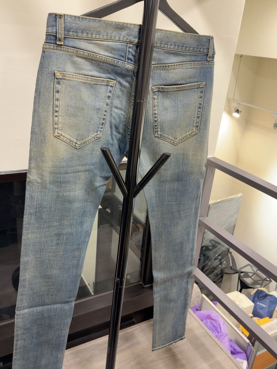 Saint Laurent Paris Classic Blue Denim Pants for Men Size US 32 / EU 48 - 2 Thumbnail