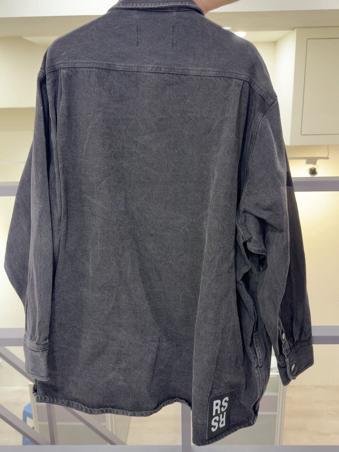 Raf Simons Raf Simons Black Denim Shirt Size S Size US S / EU 44-46 / 1 - 2 Thumbnail