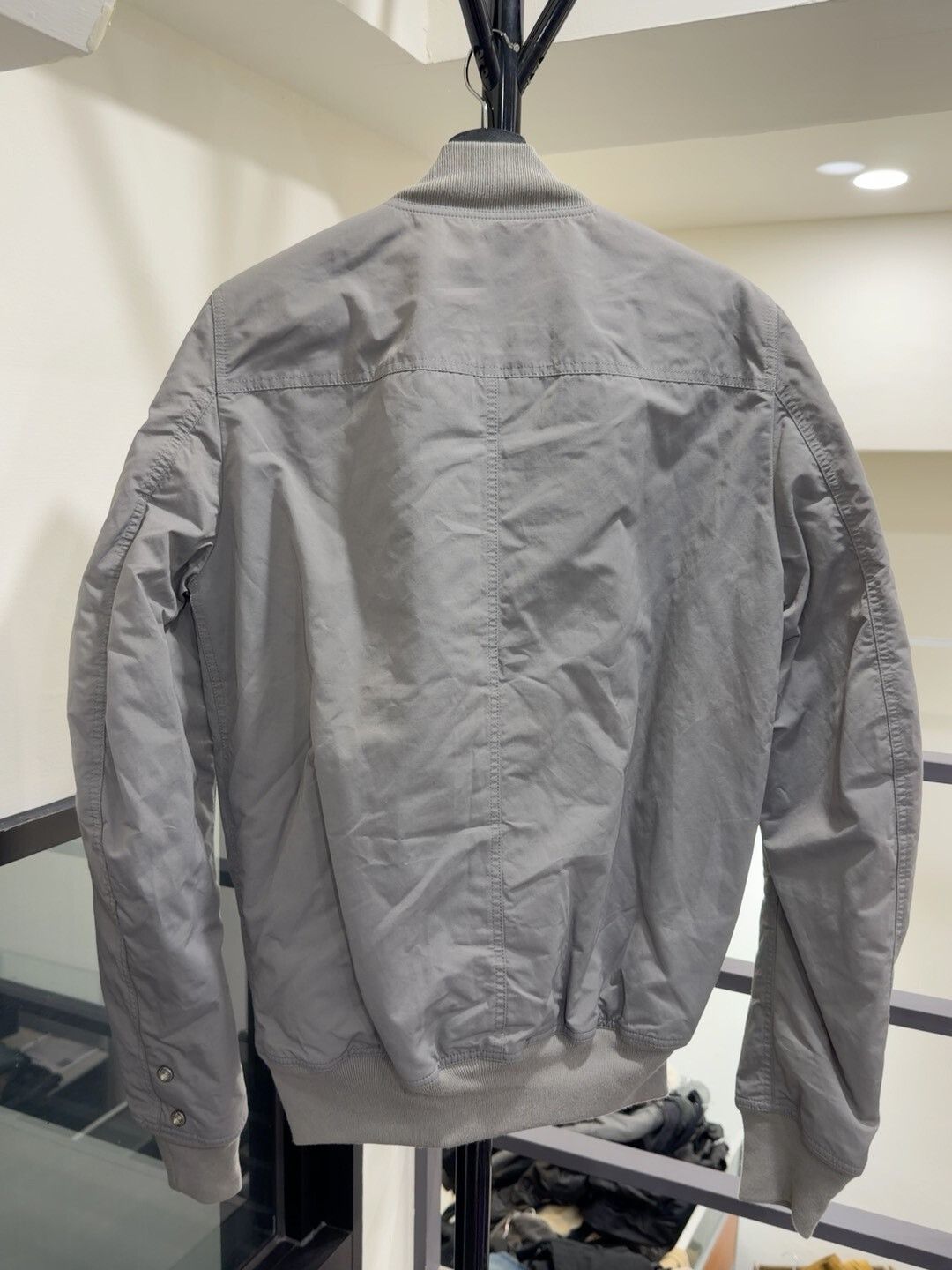 Rick Owens Drkshdw Rick Owens DRKSHDW Gray MA-1 Jacket Size US S / EU 44-46 / 1 - 2 Thumbnail