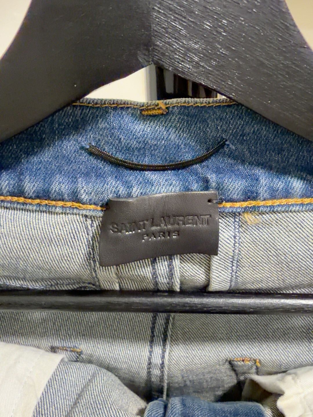 Saint Laurent Paris Saint Laurent Classic Blue Denim Jeans Size 29" - 4 Thumbnail