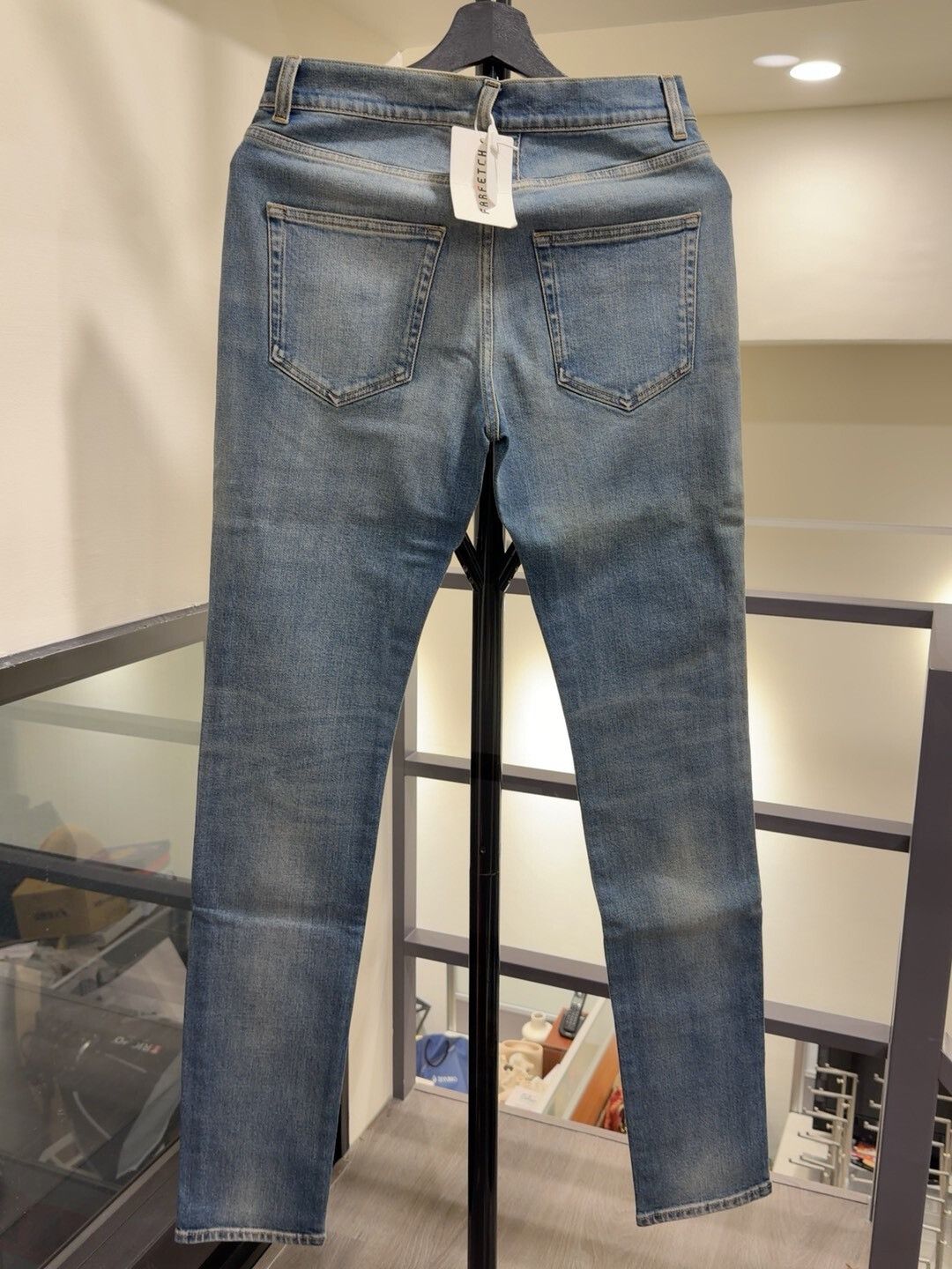 Saint Laurent Paris Saint Laurent Classic Blue Denim Jeans Size 29" - 2 Thumbnail