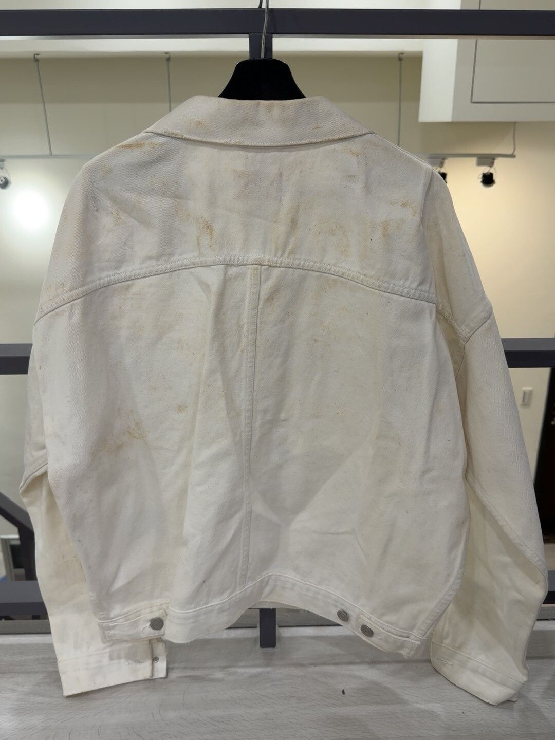 Fear of God Fear of God White Denim Jacket Medium Size US M / EU 48-50 / 2 - 2 Thumbnail