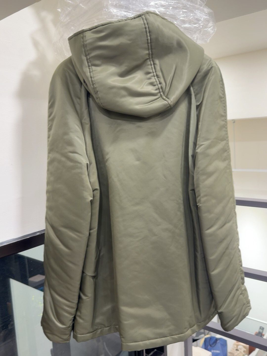 Saint Laurent Paris Saint Laurent Green Cotton Jacket Size 48 Size US M / EU 48-50 / 2 - 2 Thumbnail