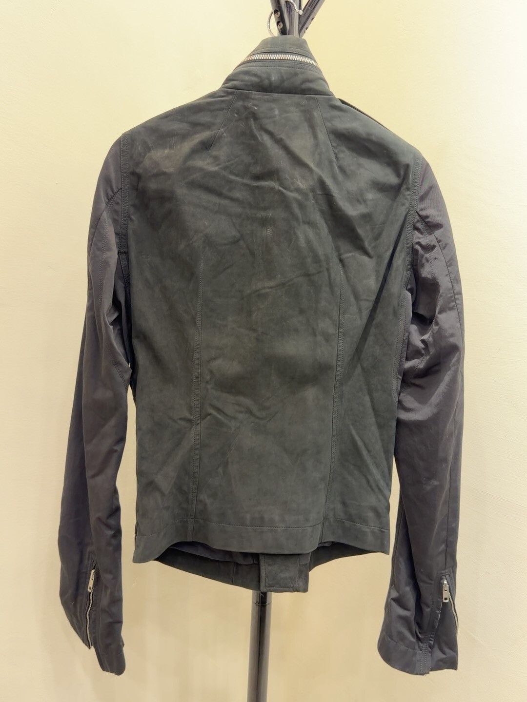 Rick Owens Rick Owens Leather Biker Jacket for Men Size US M / EU 48-50 / 2 - 2 Thumbnail