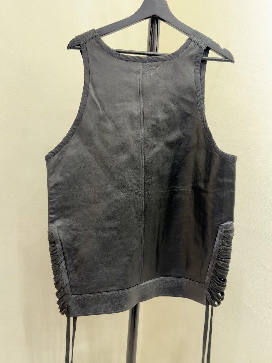 Rick Owens Rick Owens Leather Vest Size S Size US S / EU 44-46 / 1 - 2 Thumbnail