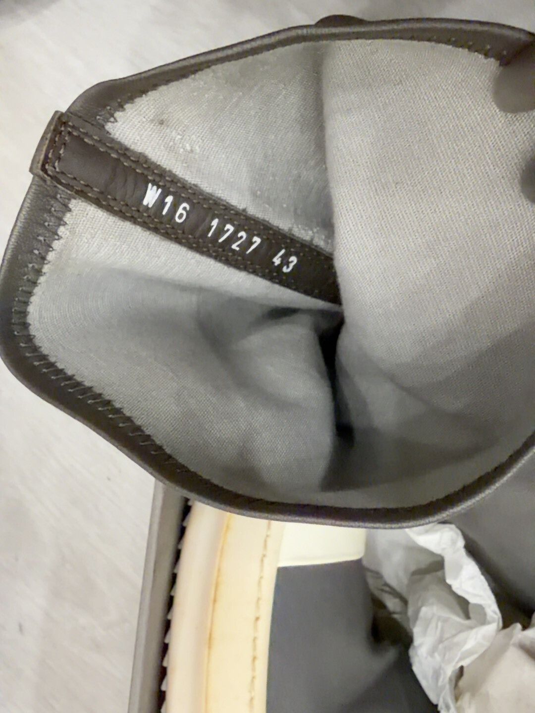 Rick Owens Rick Owens Gray High-Top Boots Size US 12 / IT 42 - 3 Thumbnail