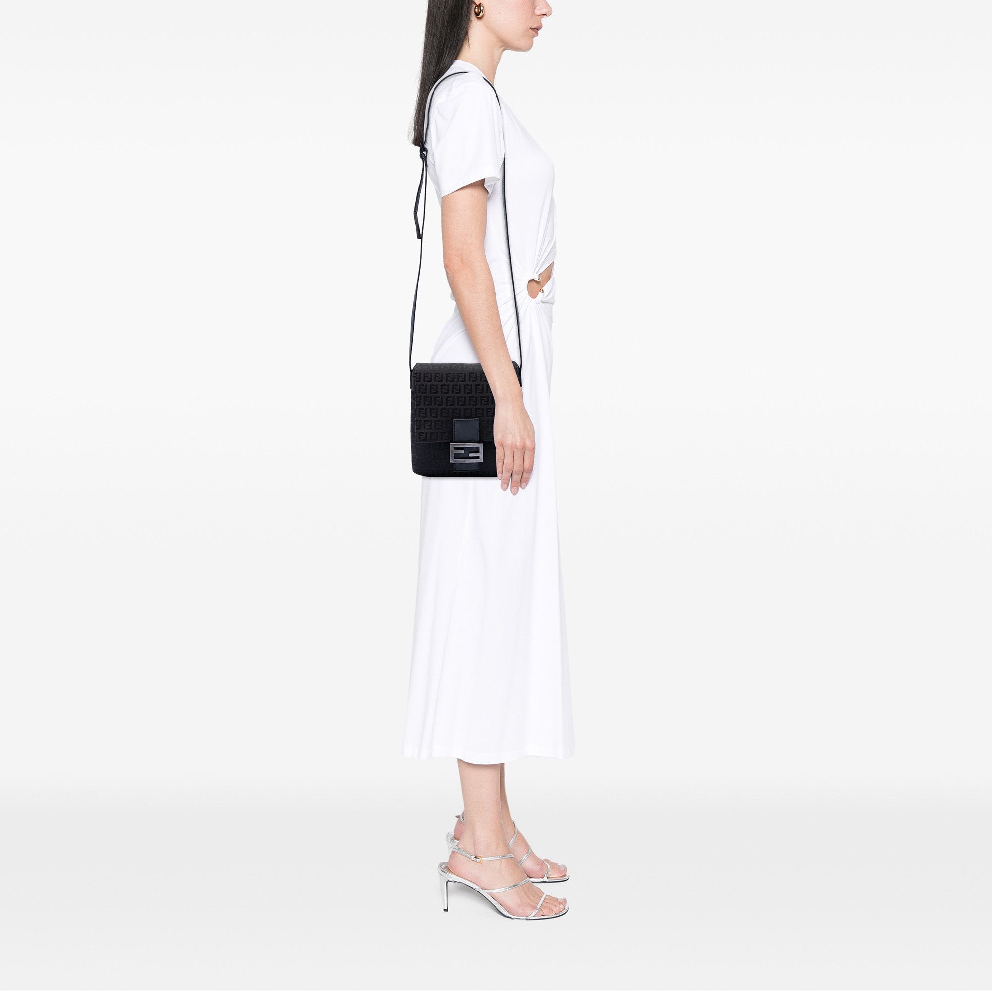 Fendi Fendi Zucchino Canvas Crossbody Size ONE SIZE - 7 Thumbnail