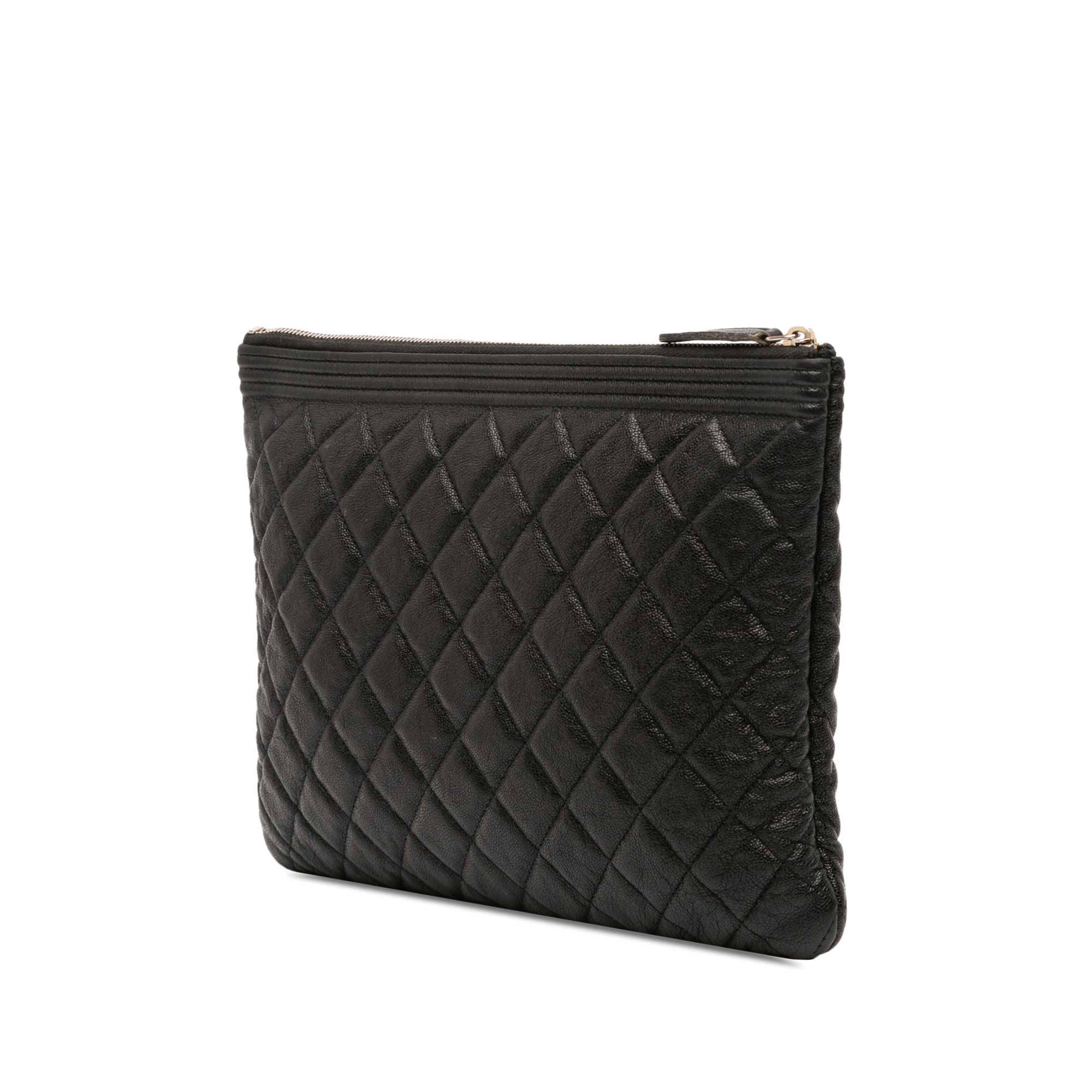 Chanel Chanel Medium Quilted Caviar Boy O Case Clutch Size ONE SIZE - 2 Thumbnail