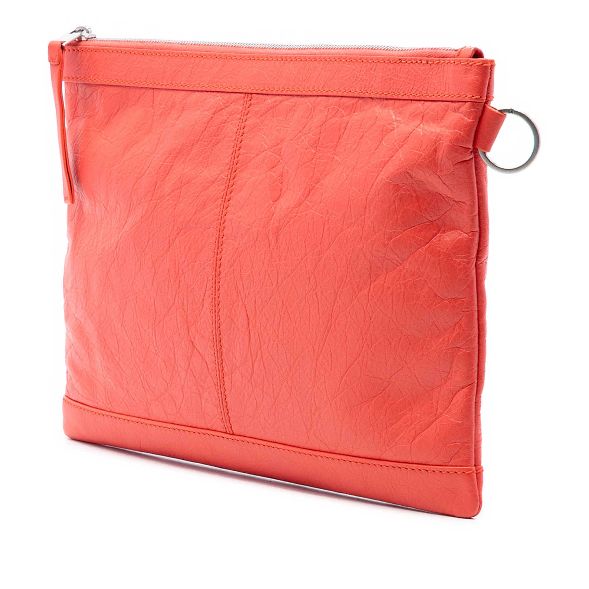 Balenciaga Balenciaga Lambskin Motocross Classic Clip M Clutch Size ONE SIZE - 2 Thumbnail