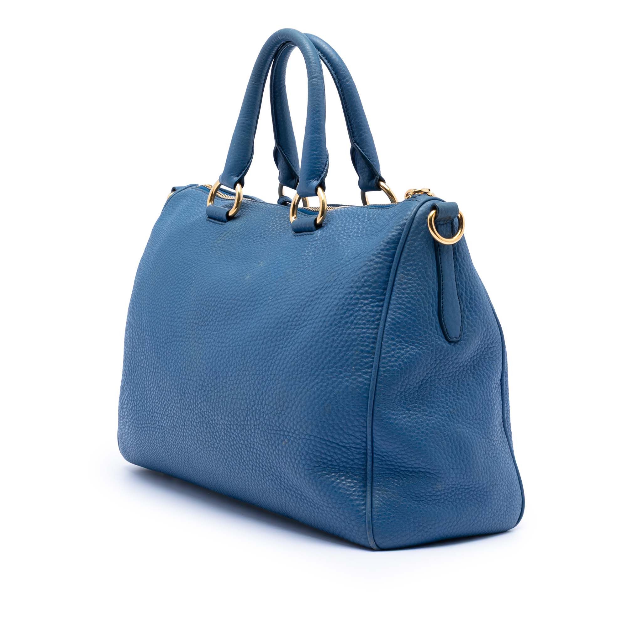 Prada Prada Vitello Daino Zip Top Satchel Size ONE SIZE - 2 Thumbnail