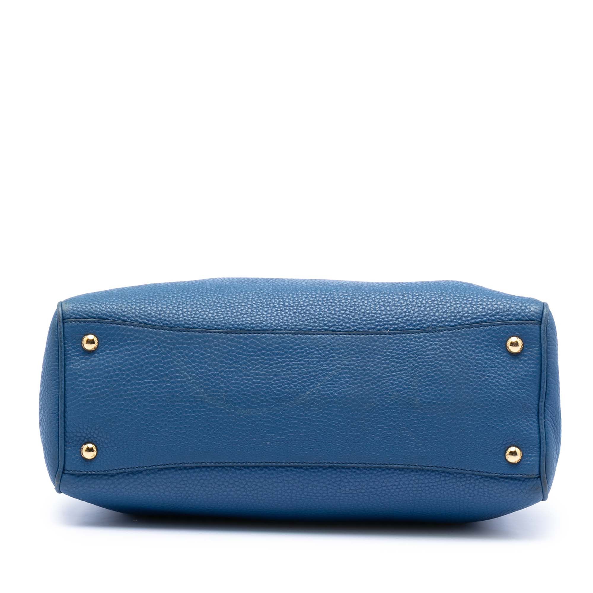 Prada Prada Vitello Daino Zip Top Satchel Size ONE SIZE - 3 Thumbnail