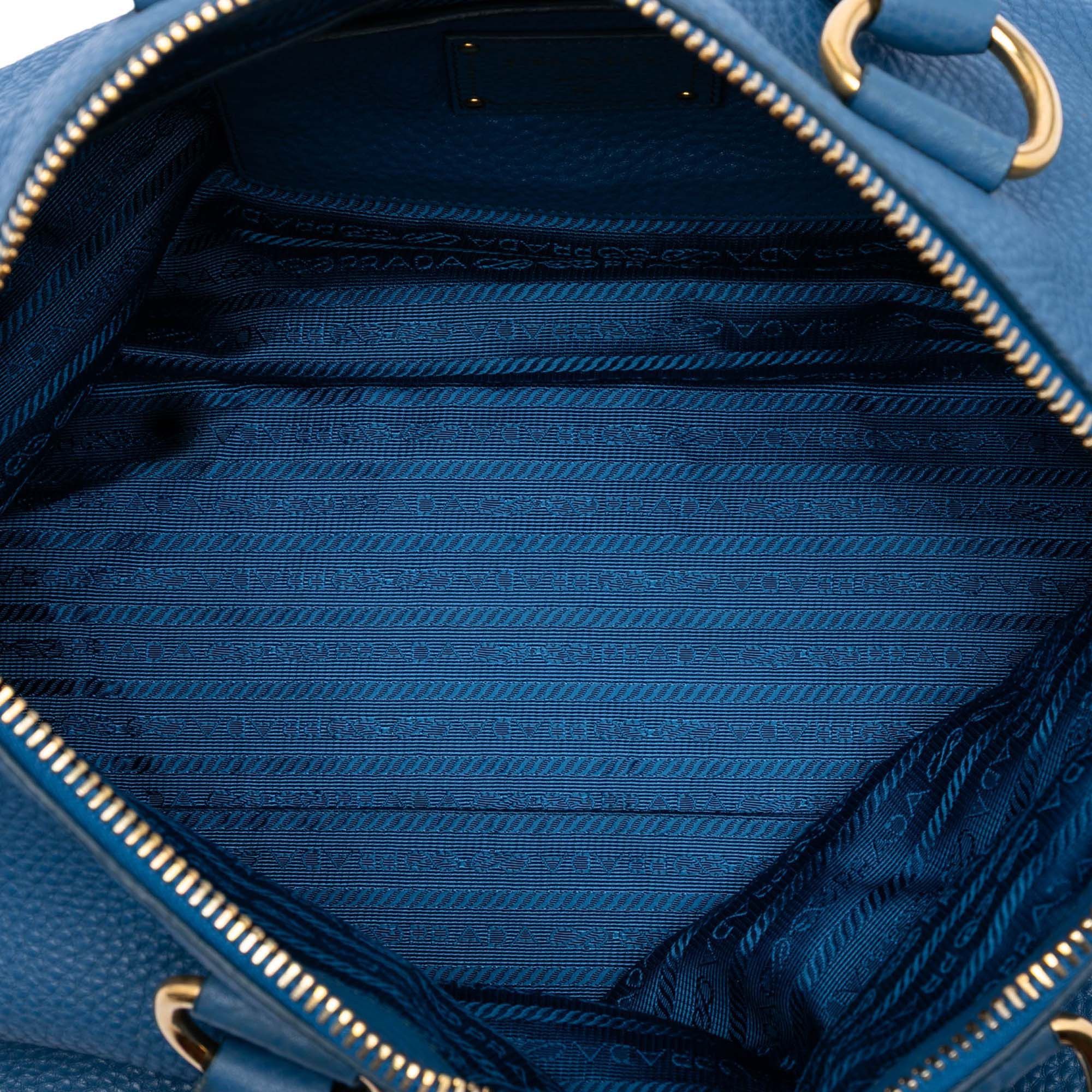Prada Prada Vitello Daino Zip Top Satchel Size ONE SIZE - 4 Thumbnail