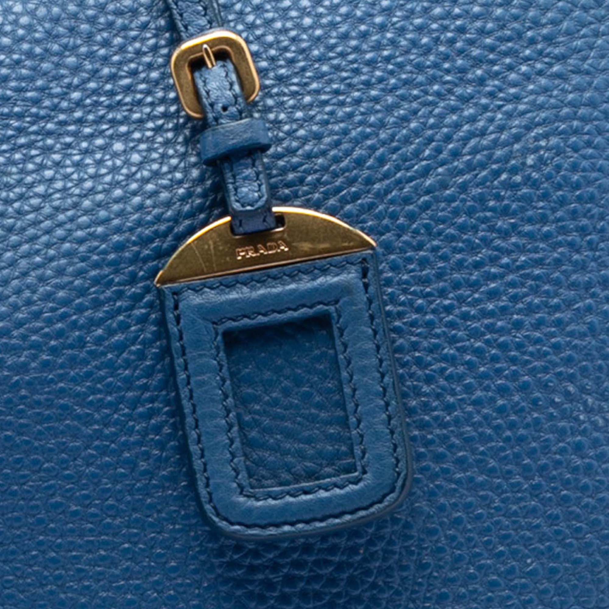 Prada Prada Vitello Daino Zip Top Satchel Size ONE SIZE - 6 Thumbnail