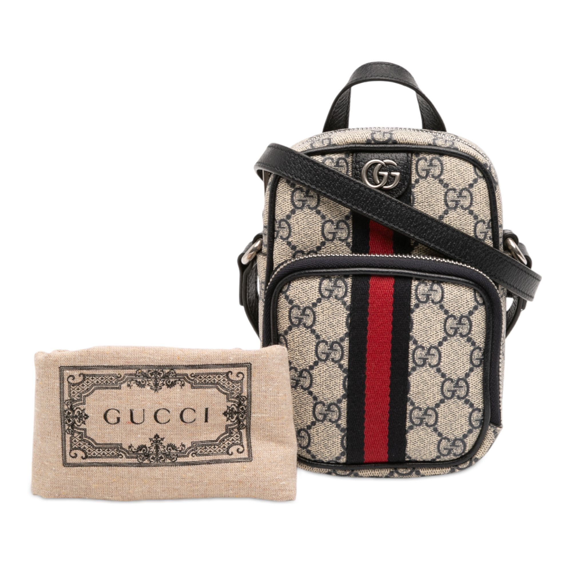 Gucci Gucci Mini GG Supreme Ophidia Satchel Size ONE SIZE - 13 Thumbnail