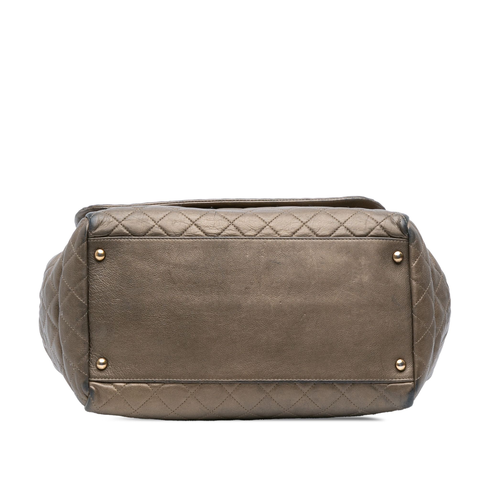 Chanel Chanel Large Quilted Metallic Calfskin Istanbul Accordion Flap Size ONE SIZE - 3 Thumbnail