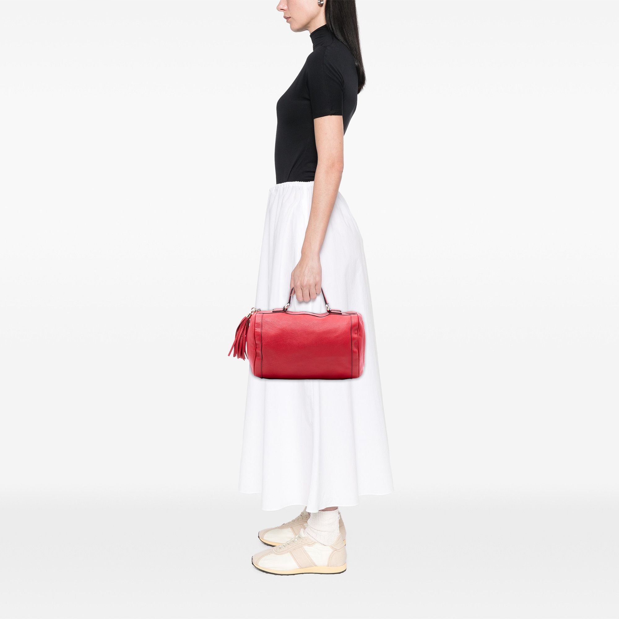 Gucci Gucci Medium Pebbled Calfskin Soho Boston Bag Size ONE SIZE - 7 Thumbnail