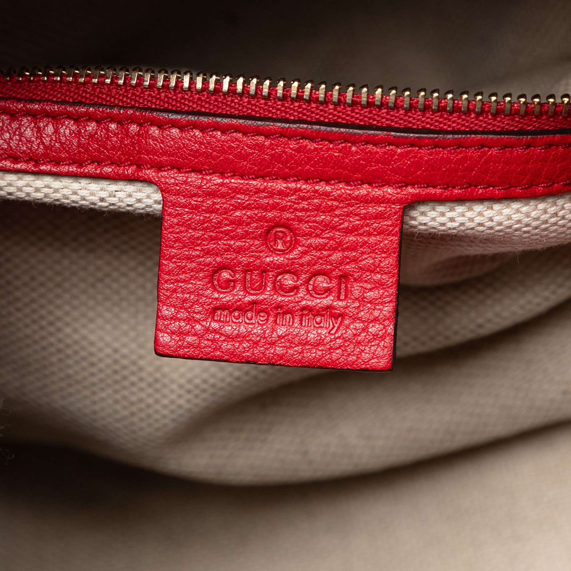 Gucci Gucci Medium Pebbled Calfskin Soho Boston Bag Size ONE SIZE - 6 Thumbnail