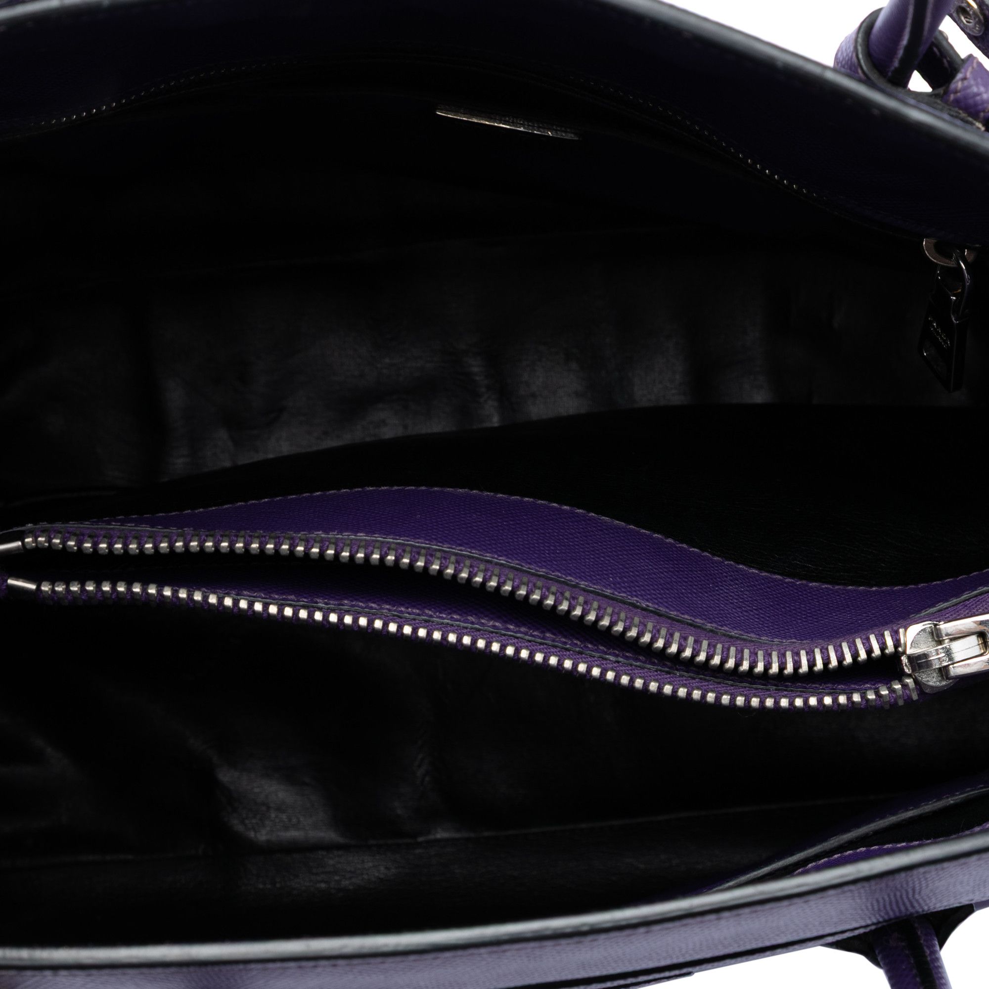 Prada Prada Saffiano Cuir Turnlock Twin Satchel Size ONE SIZE - 4 Thumbnail