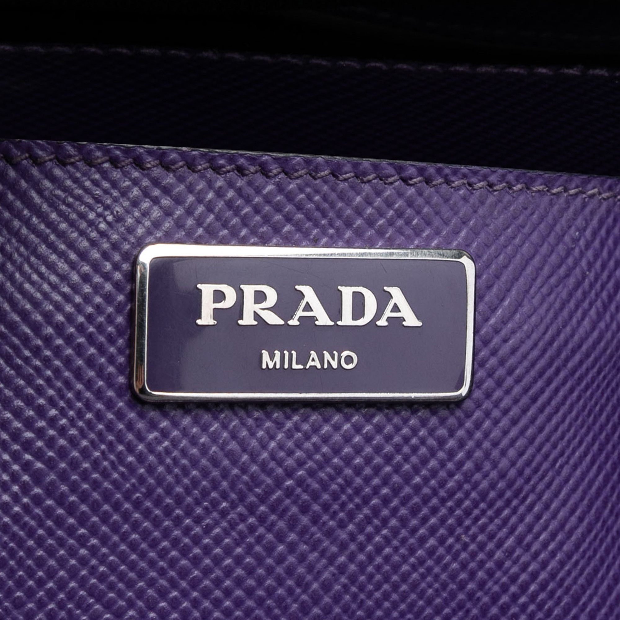 Prada Prada Saffiano Cuir Turnlock Twin Satchel Size ONE SIZE - 5 Thumbnail
