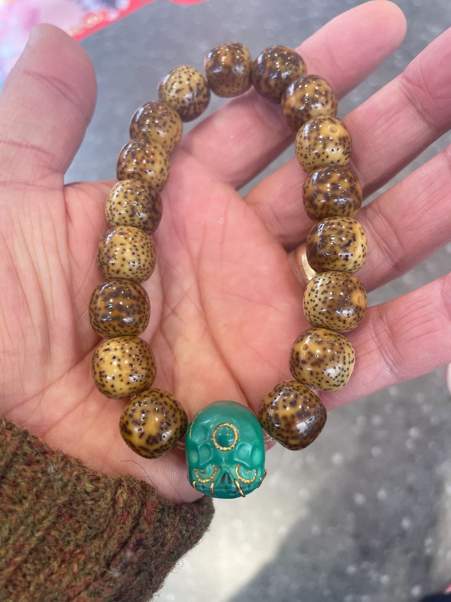 Japanese Brand Star Moon Bodhi Turquoise Bracelet Size ONE SIZE - 2 Thumbnail