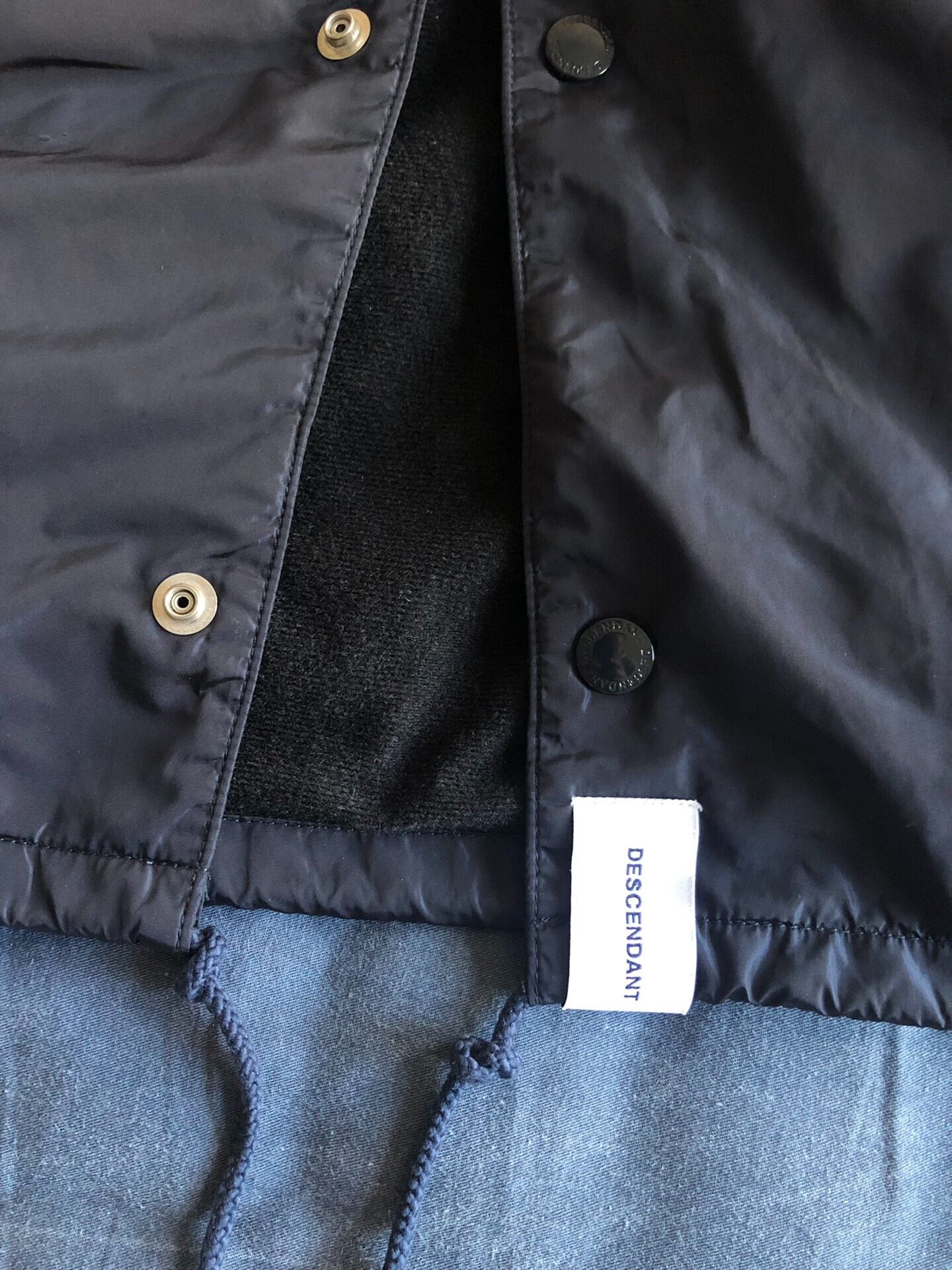 Japanese Brand Descendant Coach Jacket in Dark Blue Size US M / EU 48-50 / 2 - 5 Thumbnail