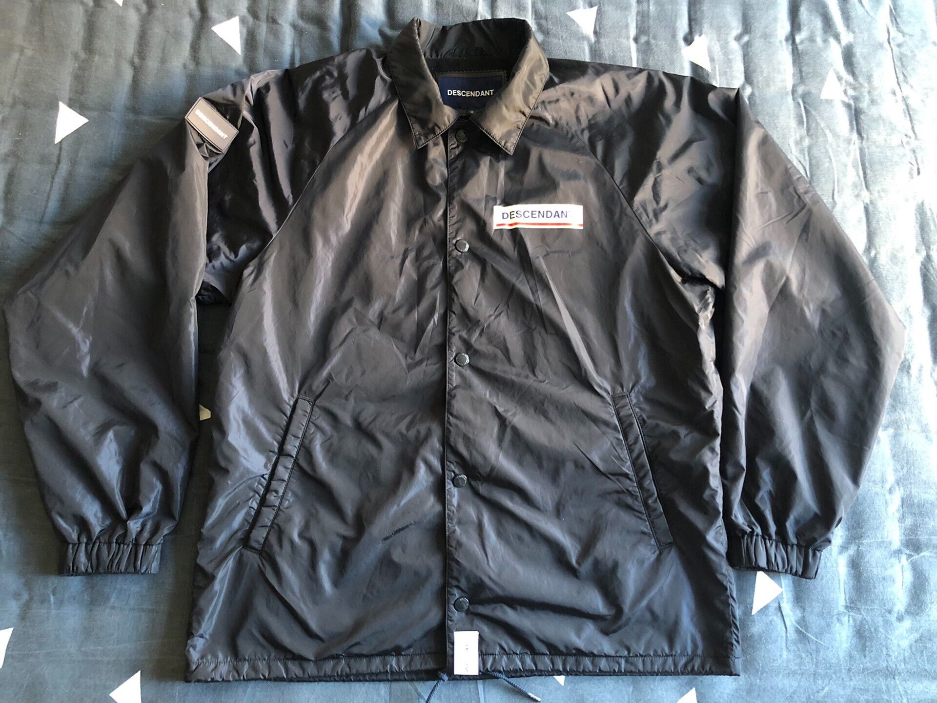 Japanese Brand Descendant Coach Jacket in Dark Blue Size US M / EU 48-50 / 2 - 2 Thumbnail