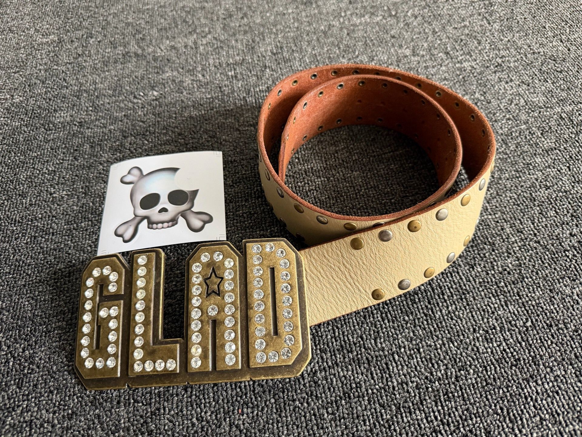 Japanese Brand GLAD NEWS Rhinestone Belt for Women Size ONE SIZE - 3 Thumbnail