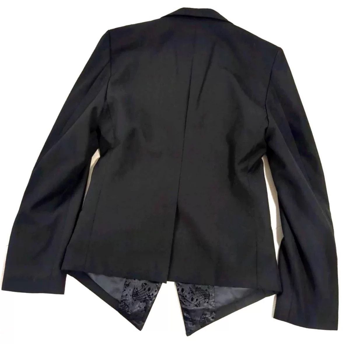 Japanese Brand Jury Black Tailored Velvet Note Jacket Size US M / EU 48-50 / 2 - 3 Thumbnail