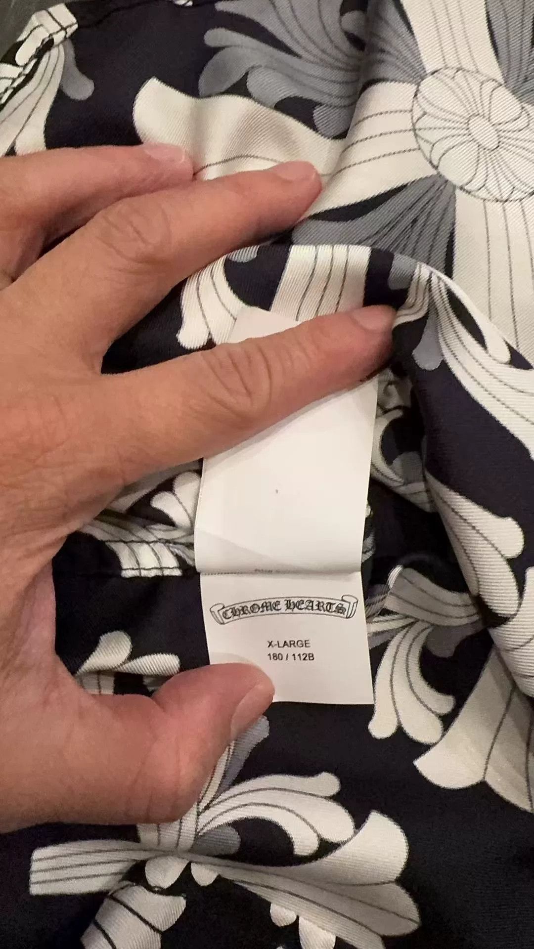 Chrome Hearts Chrome Hearts Silk Short Sleeve Shirt Size XL / US 12-14 / IT 48-50 - 6 Thumbnail
