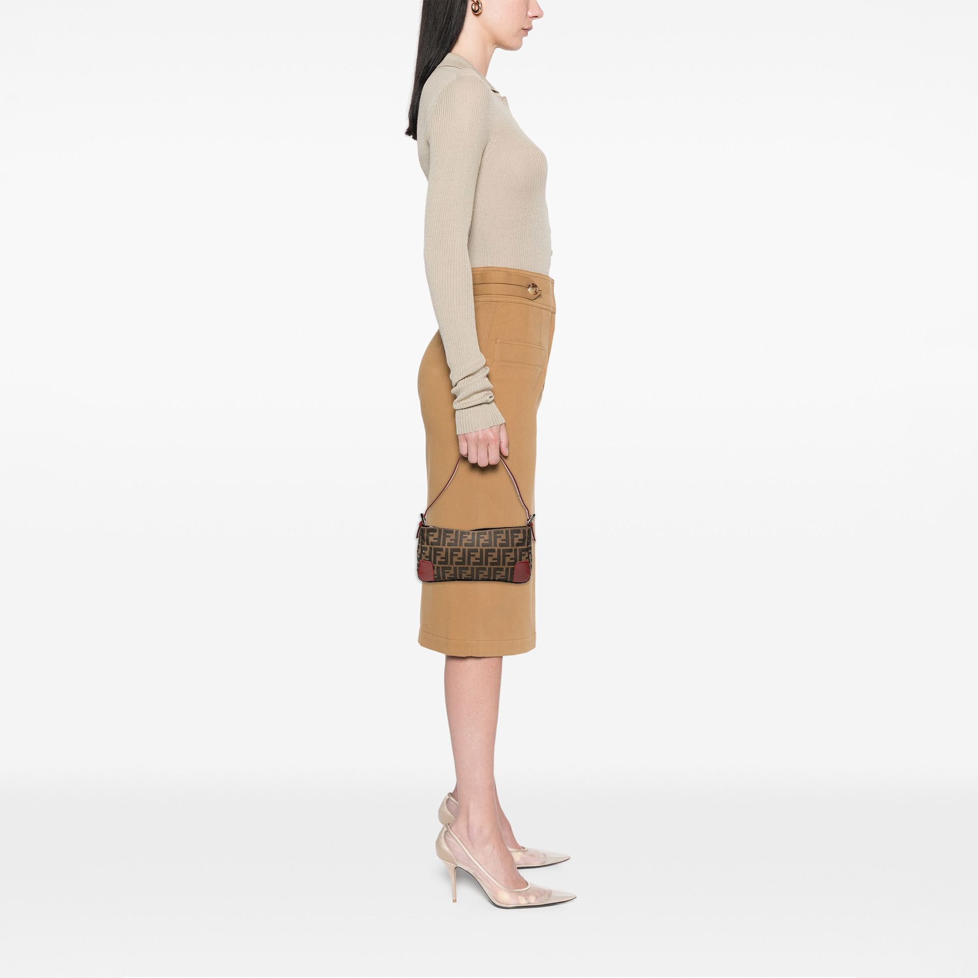 Fendi Fendi Zucca Canvas Shoulder Bag Size ONE SIZE - 6 Thumbnail