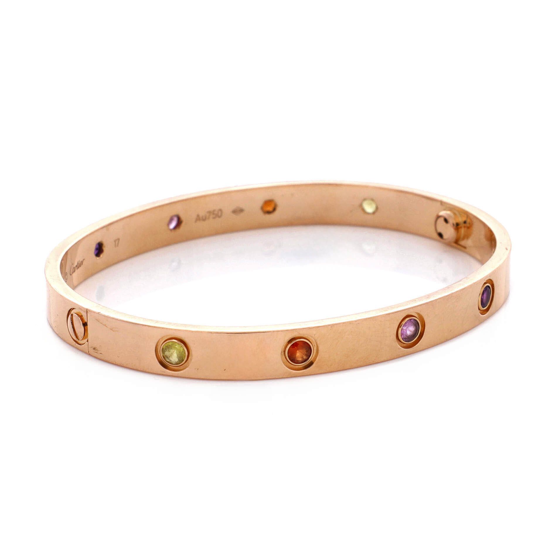 Cartier Love 10 Stone Bracelet Size ONE SIZE - 3 Thumbnail