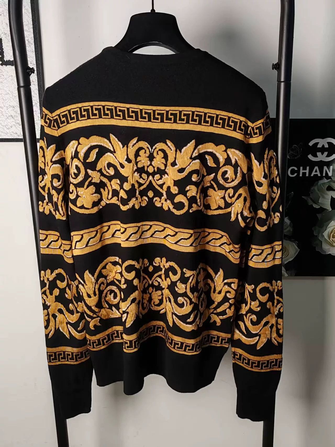 Versace Versace Knit Sweater Size 54, Authentic Size US M / EU 48-50 / 2 - 2 Thumbnail